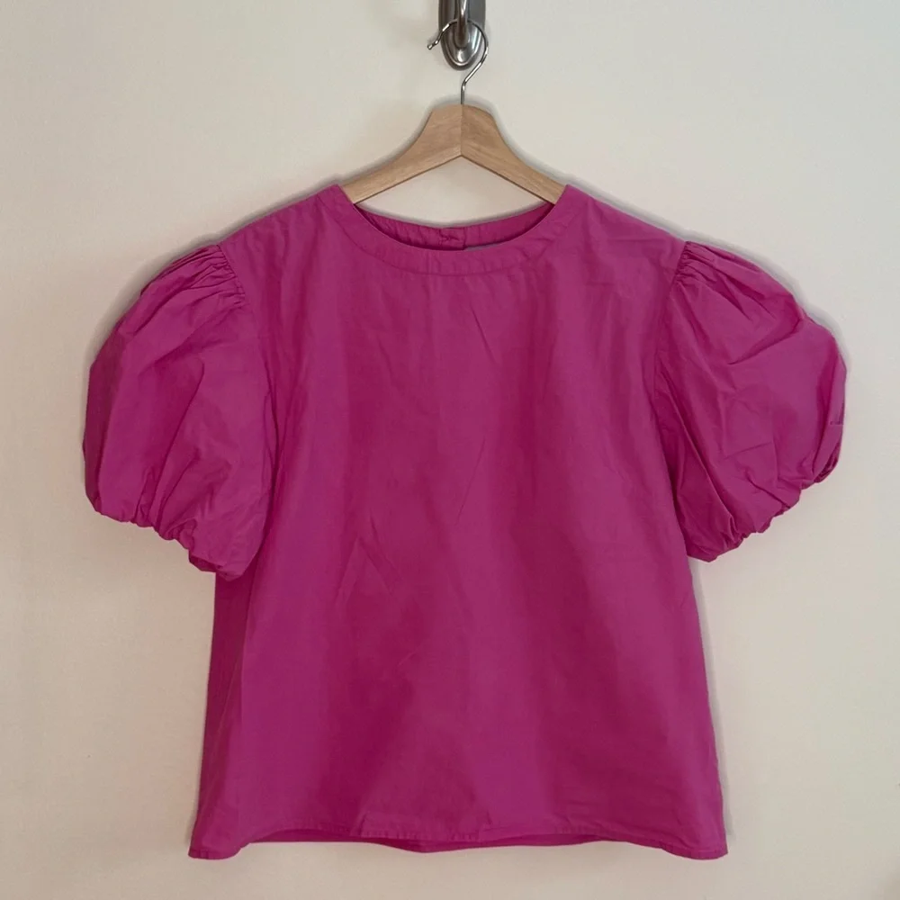 Olivia James The Label Annie Puff Sleeve Blouse - Picture 2 of 9